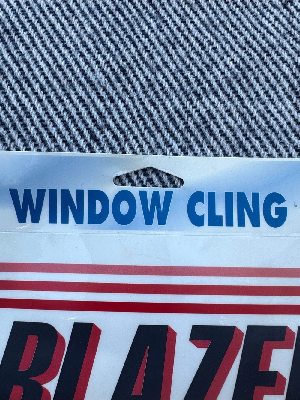 NWT Vintage PORTLAND TRAILBLAZERS WinCraft Sports Window Cling. Never used.